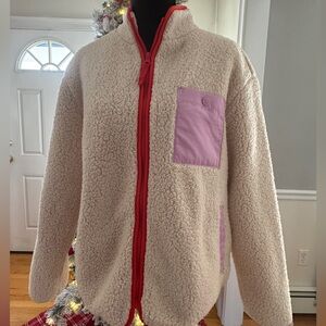 Lego Collection X Target Women’s Zip Up Color Block Sherpa Medium NWT New